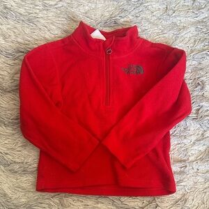 The North Face Kids Red Fleece Pullover 3T